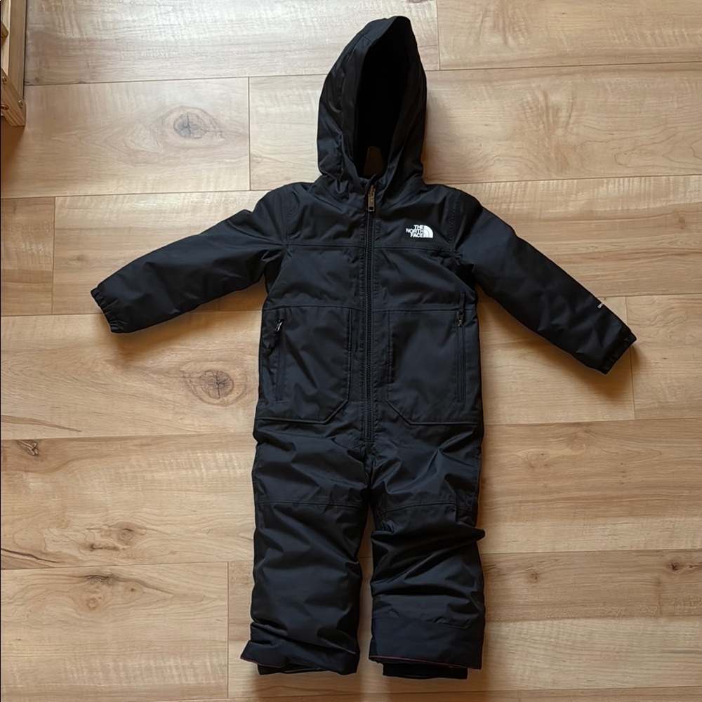 The North Face Kids Black One-Piece Snowsuit